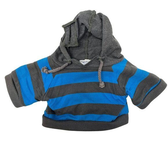 Build-A-Bear BAB Shirt Dress Lot Lalaloopsy Sequin Rainbow Stripe Hood BB jersey - Picture 7 of 10